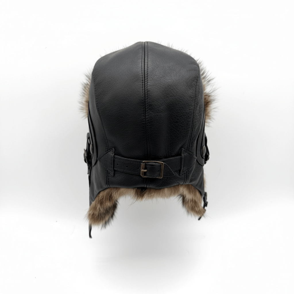 Raccoon Fur Aviator Hat - Antoine Model