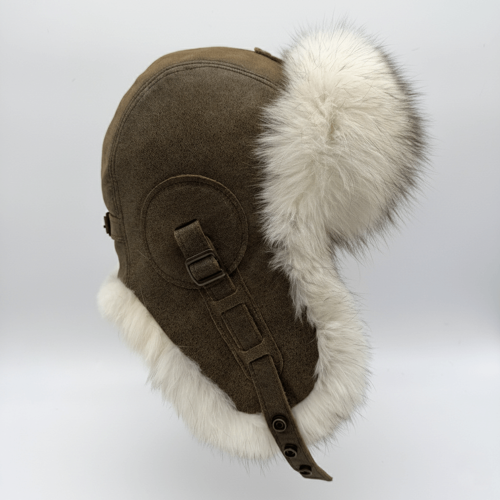 Norwegian Fox Fur Aviator Hat, For Women - Simon Model