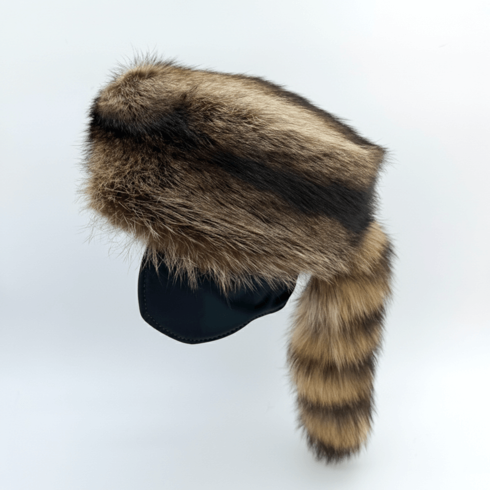 Davy Crockett Raccoon Fur Hat