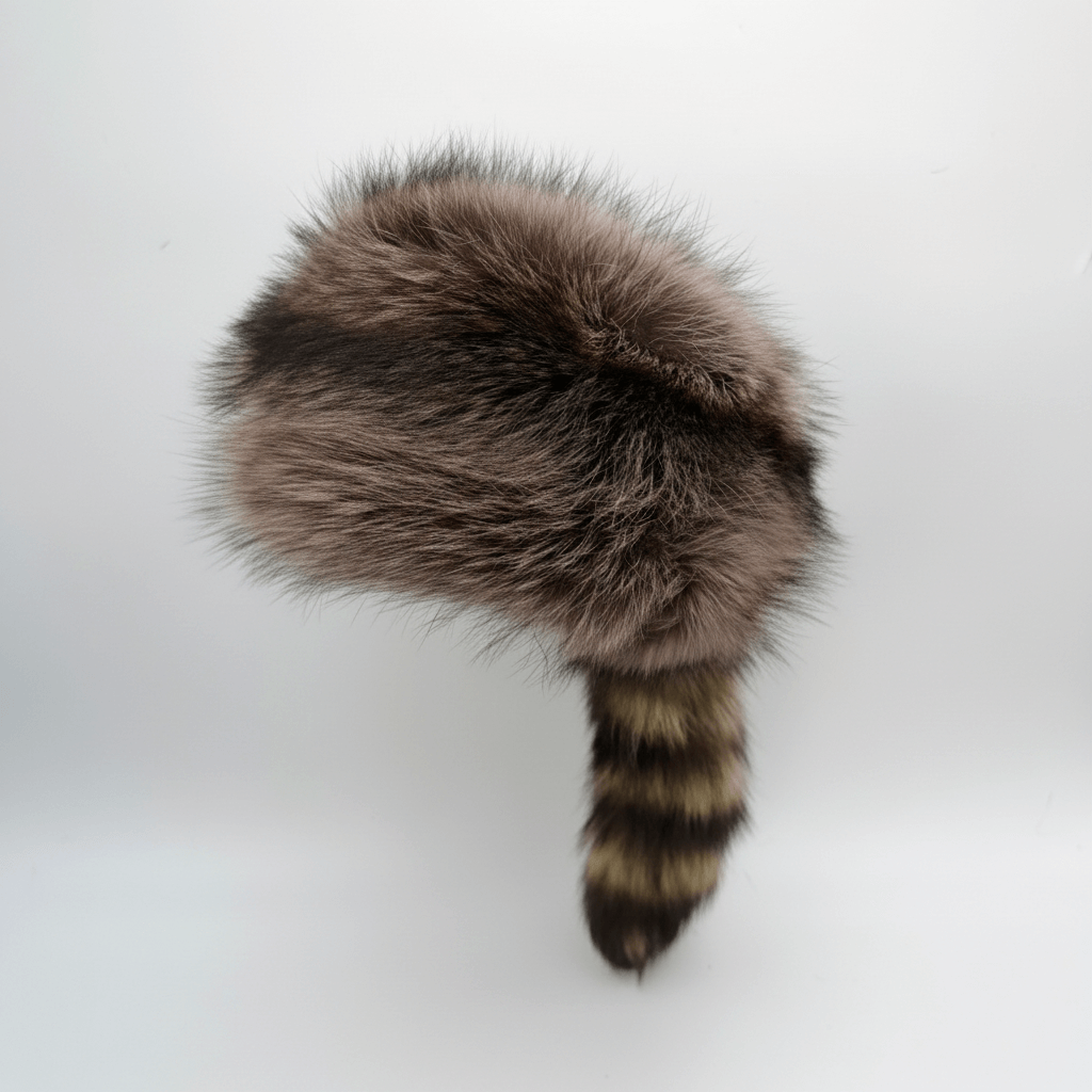 Davy Crockett Raccoon Fur Hat
