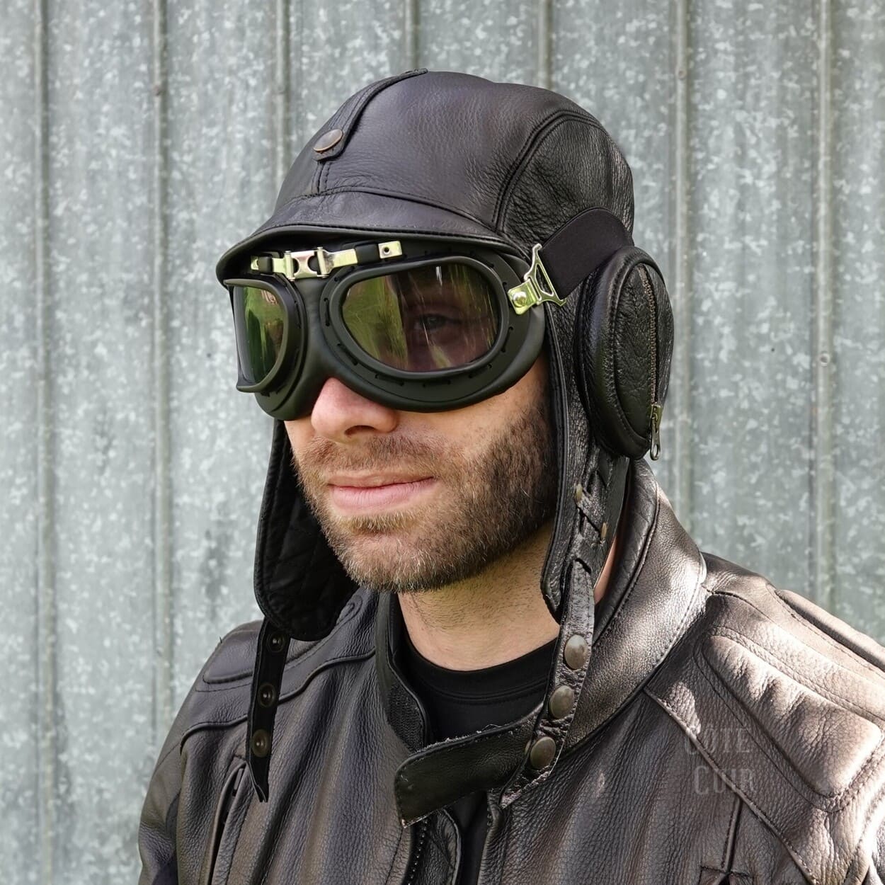steampunk aviator pilot hat