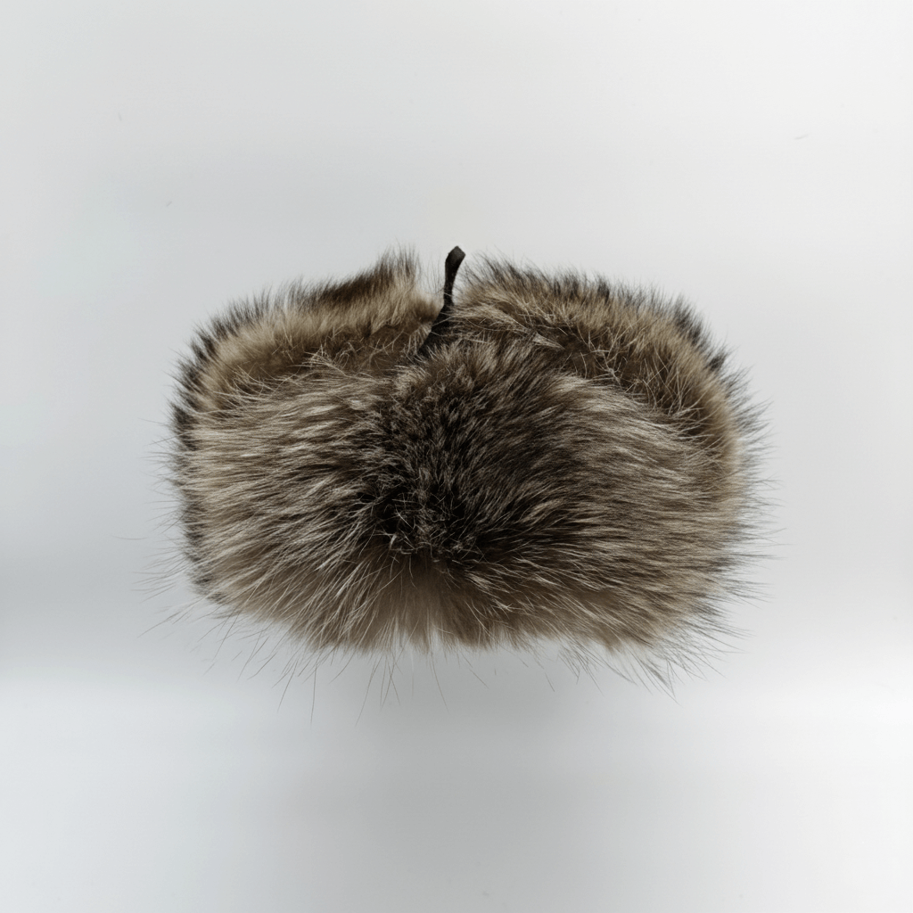 Raccoon Fur Trapper Hat