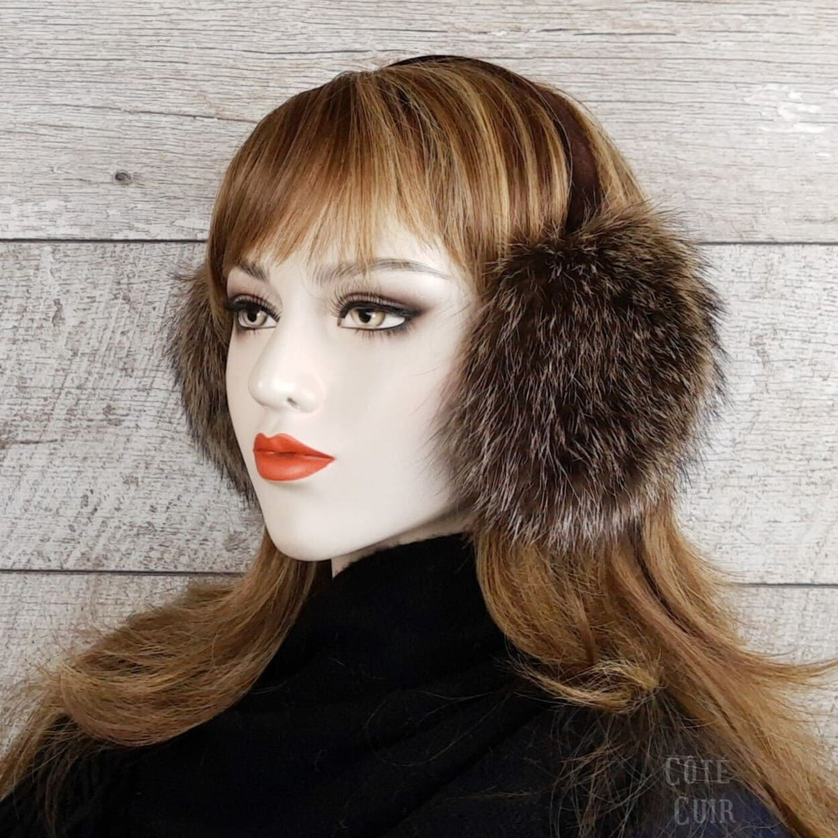 Real Fur Earmuffs for Women