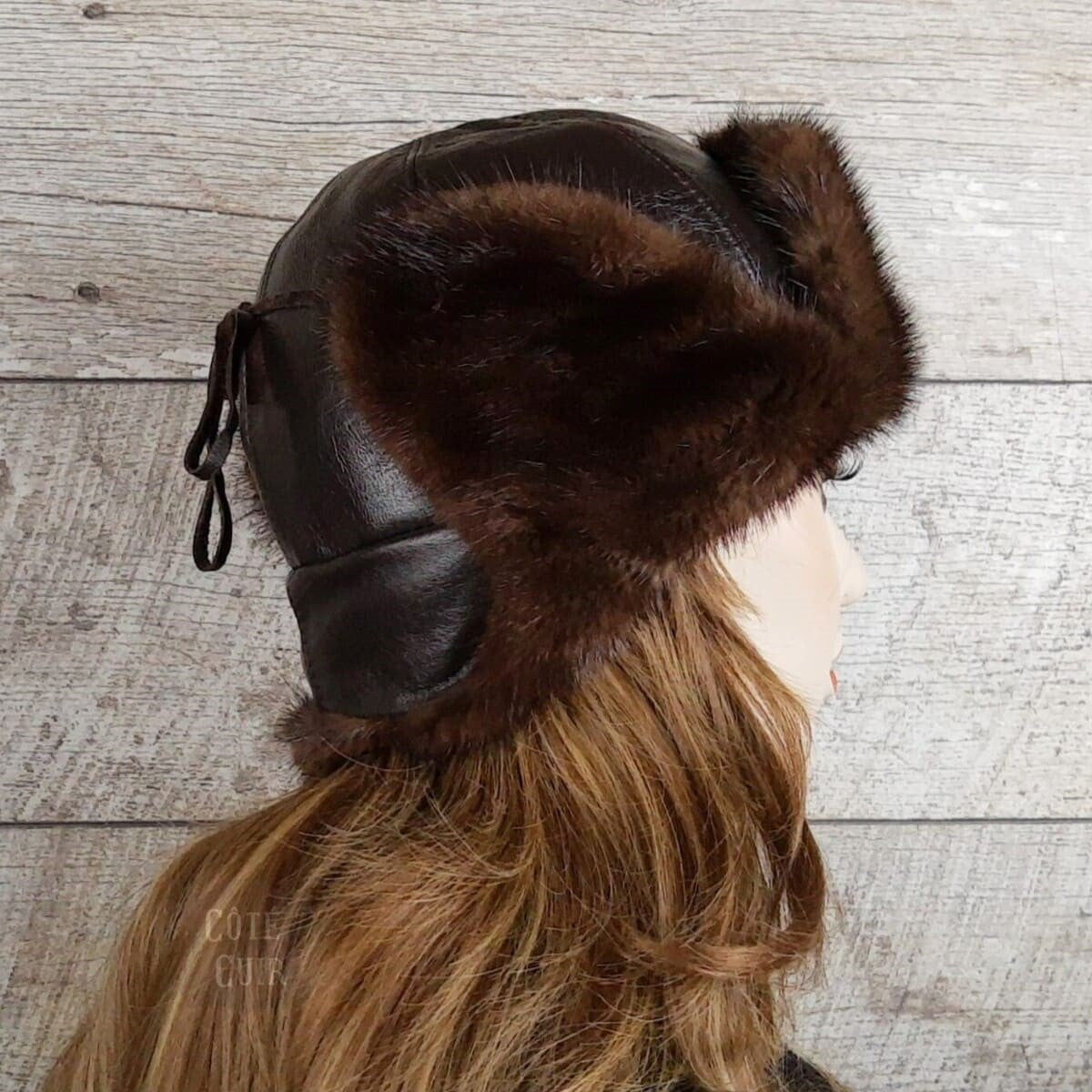 womens fur ushanka