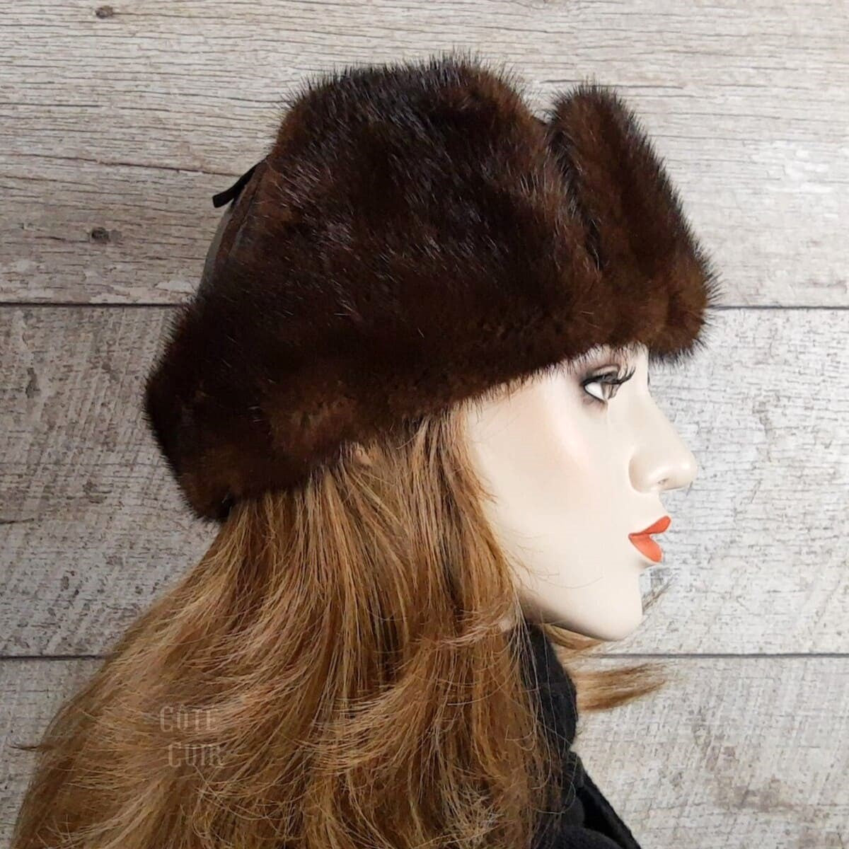 womens fur ushanka