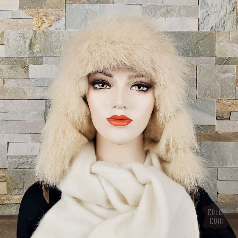 women's fur aviator hat