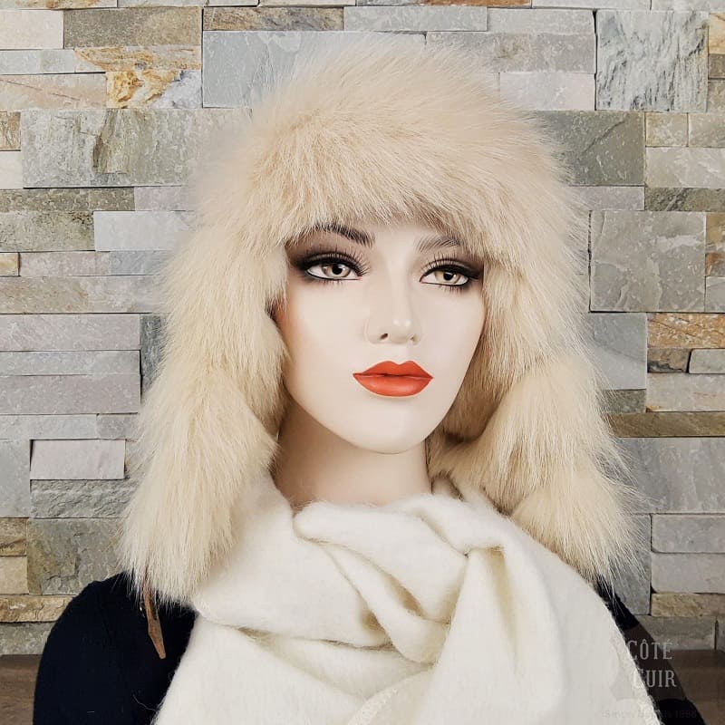 fox fur hat for women