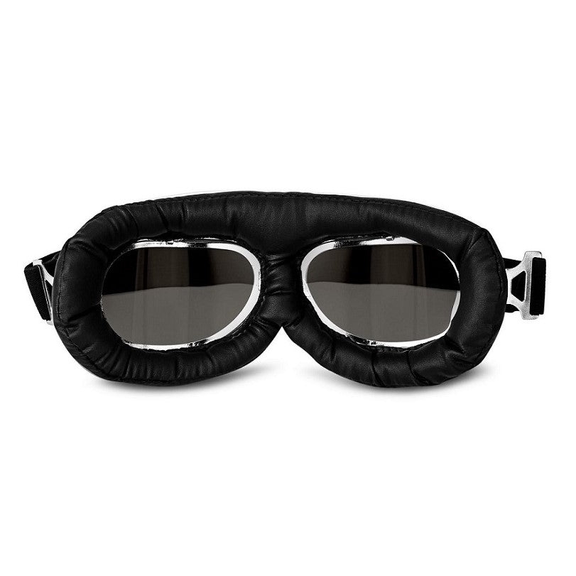 Additional view of Chrome Vintage Aviator Goggles
