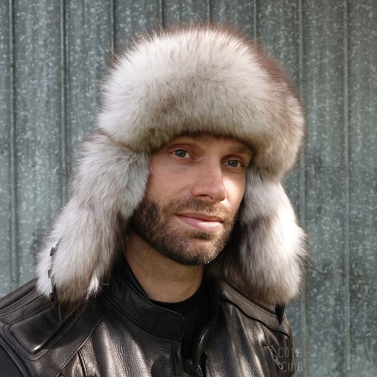 Genuine Fur Hat Zhivago Crystal Fox Fur Pill Box Hat | Pillbox Hats  main image 2
