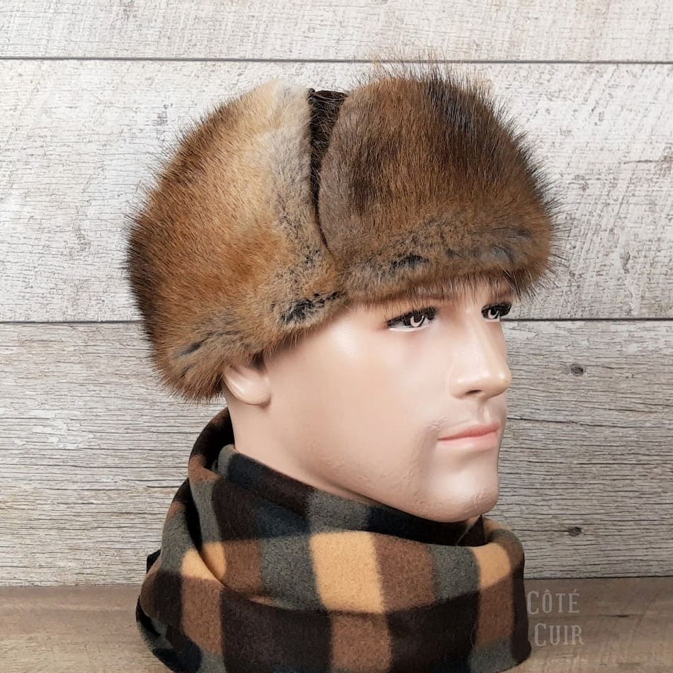 Muskrat Fur Hat Canada