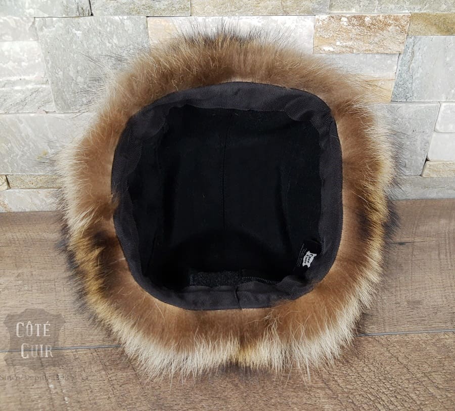 inside the trapper hat