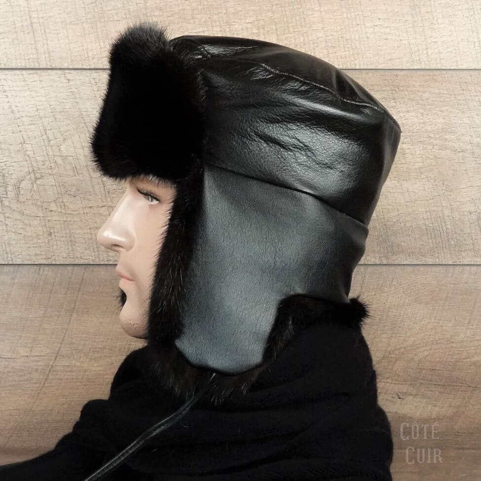Leather Ushanka