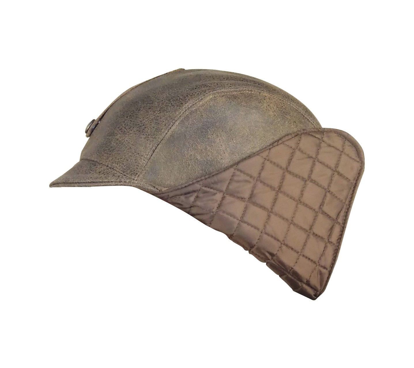 leather aviator cap