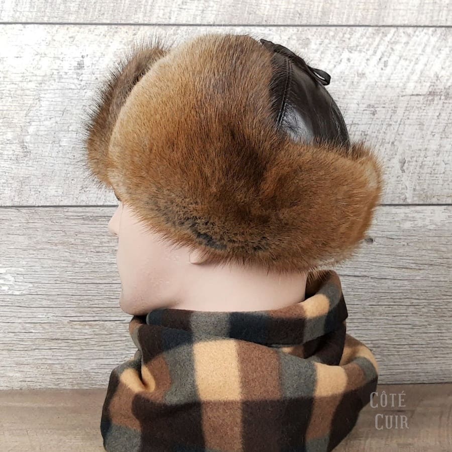 Muskrat Fur Hat