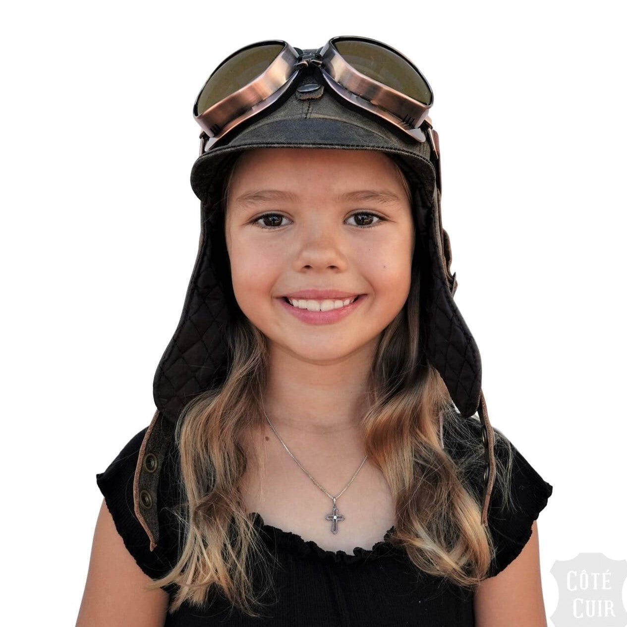 steampunk aviator goggles