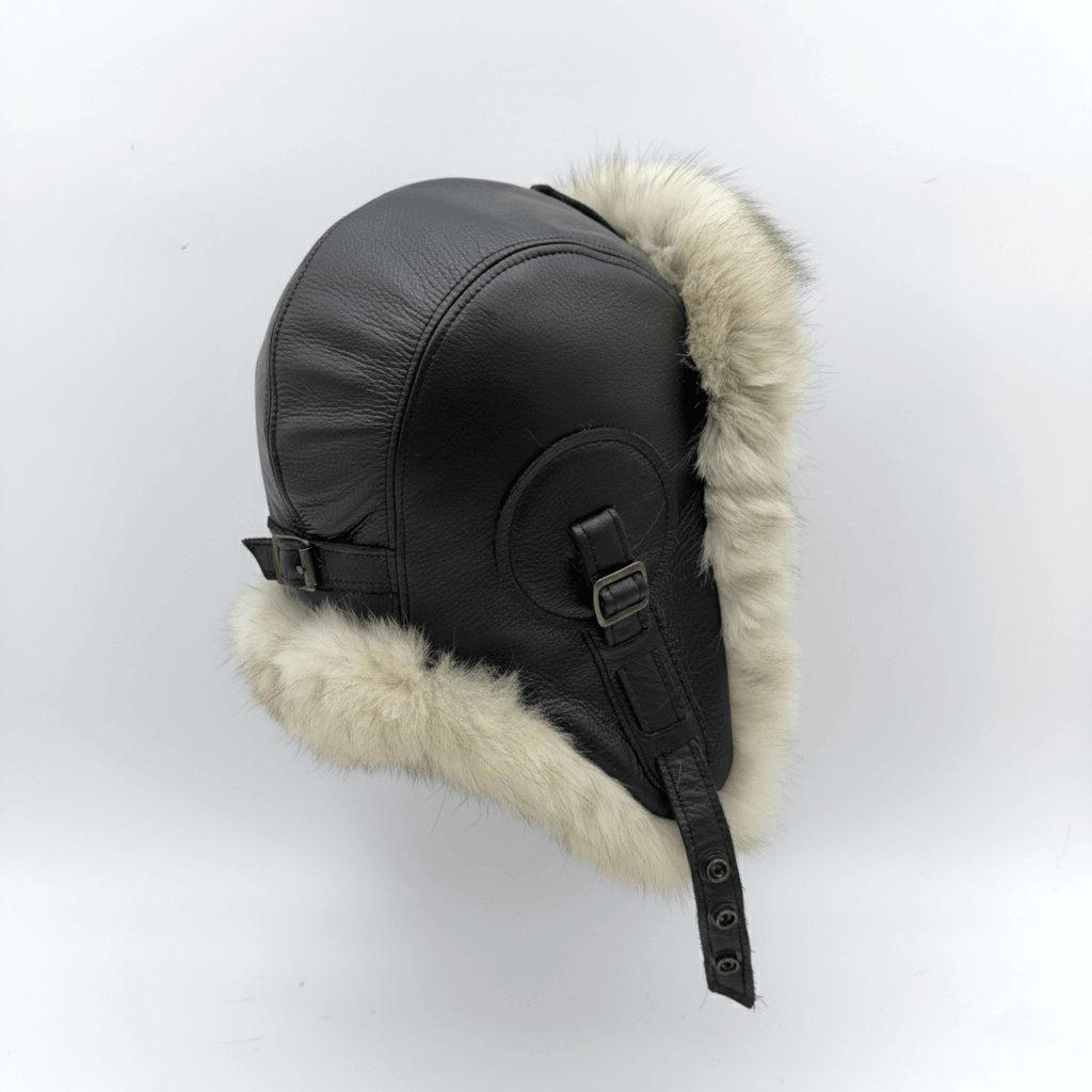 Norwegian Fox Fur Aviator Hat, For Women - Simon Model