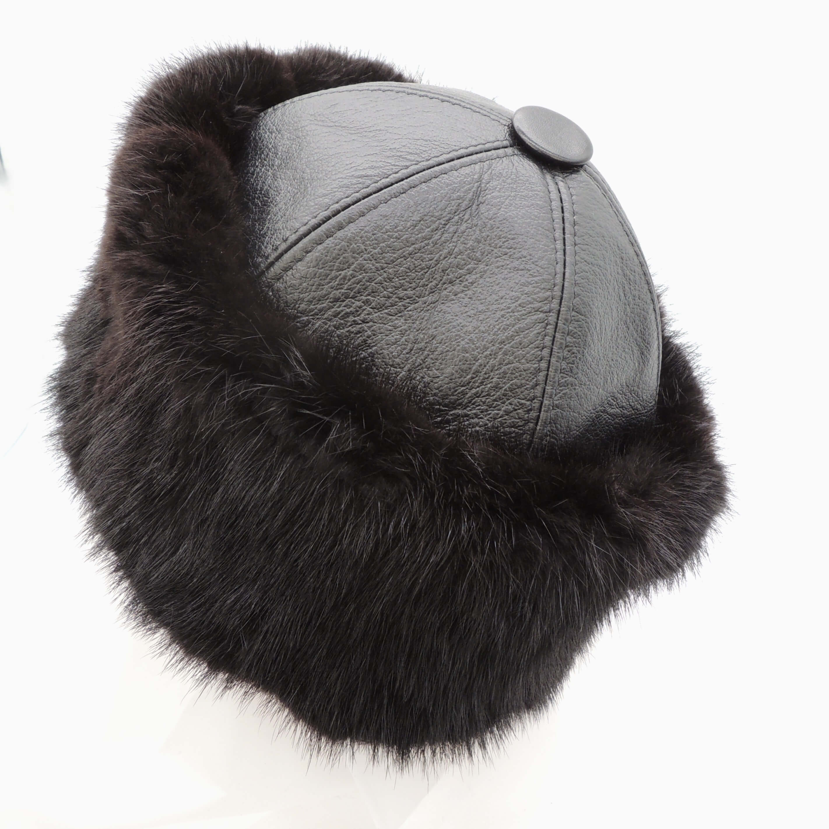 Recycled Mink Cloche Hat