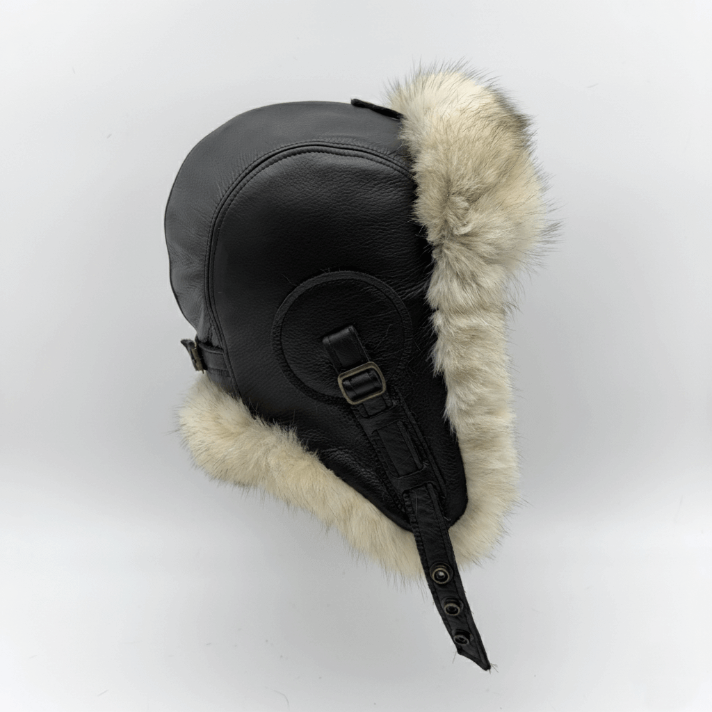 Norwegian Fox Fur Aviator Hat - Simon Model