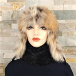 womens lynx fur hat