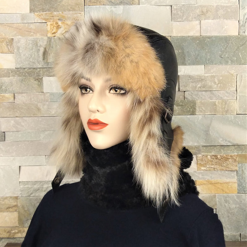 womens lynx fur hat