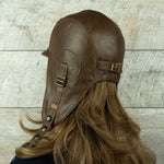 Chestnut aviator cap