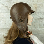 Chestnut aviateur helmet