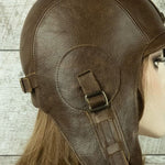 chestnut aviator helmet