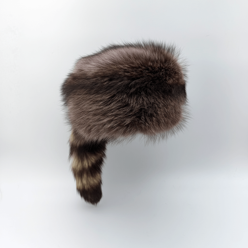 Davy Crockett Raccoon Fur Hat