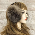 fox fur earmuffs