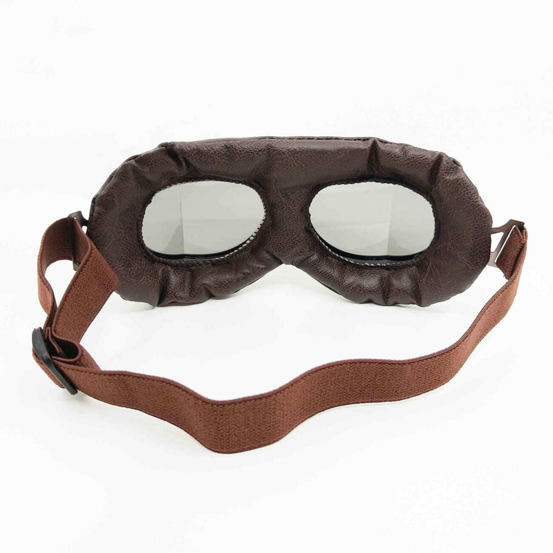 Brown and Copper Vintage Aviator Goggles - Peripheral Vision