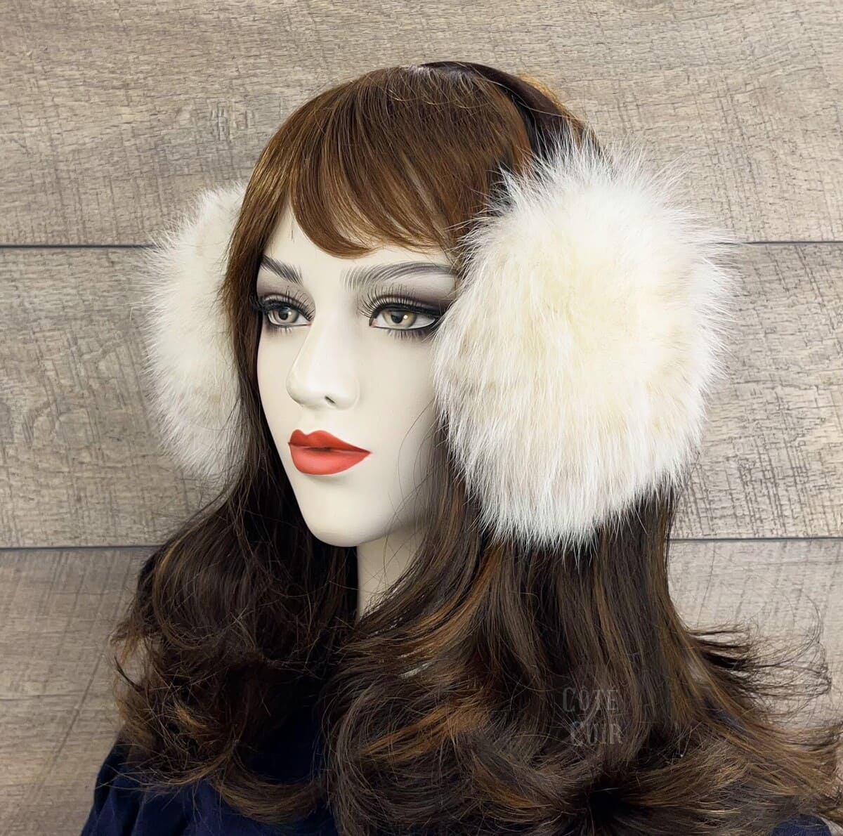 00s archive l.g.b. fur earmuffs y2k 耳当て Lynx Fur Earmuffs for Women | Fur Ear Warmer