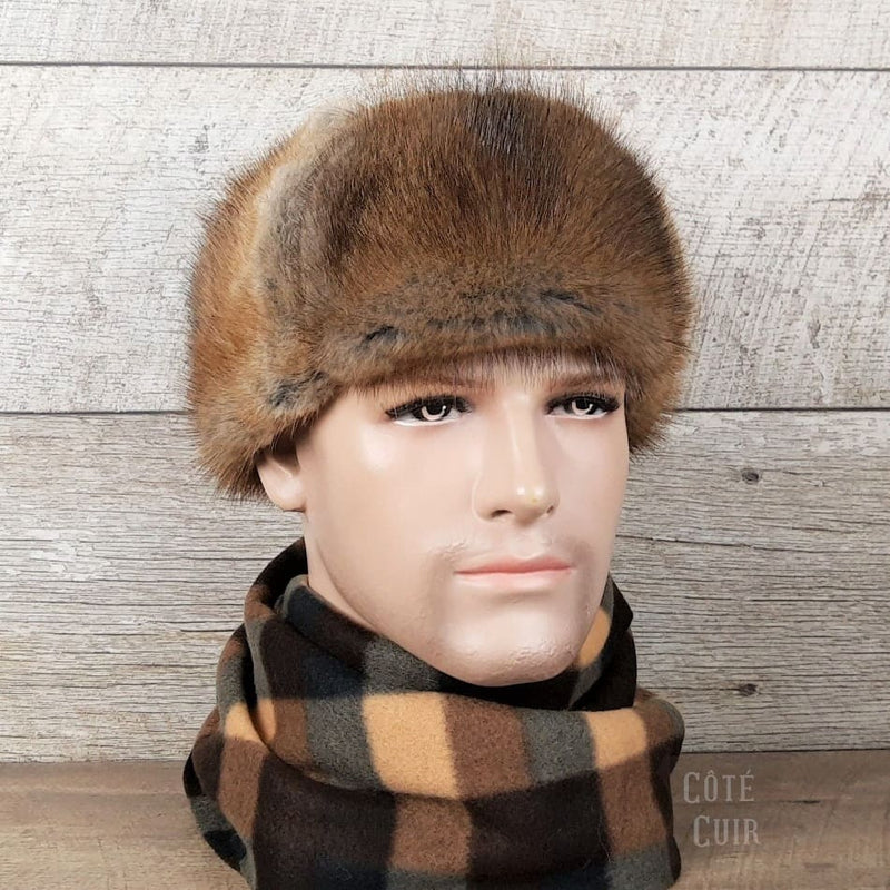 muskrat russian fur hat