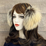 Real fox fur earmuffs