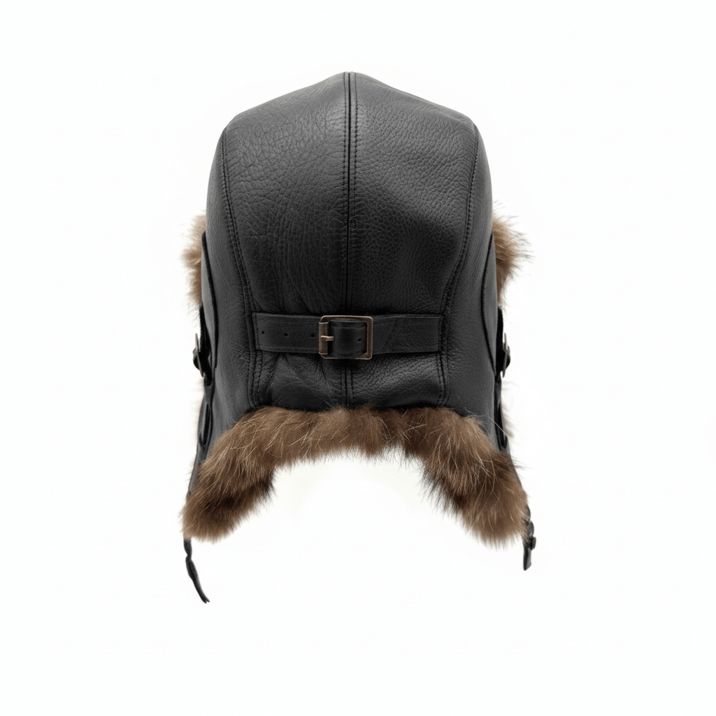 Raccoon Fur Aviator Hat - Simon Model
