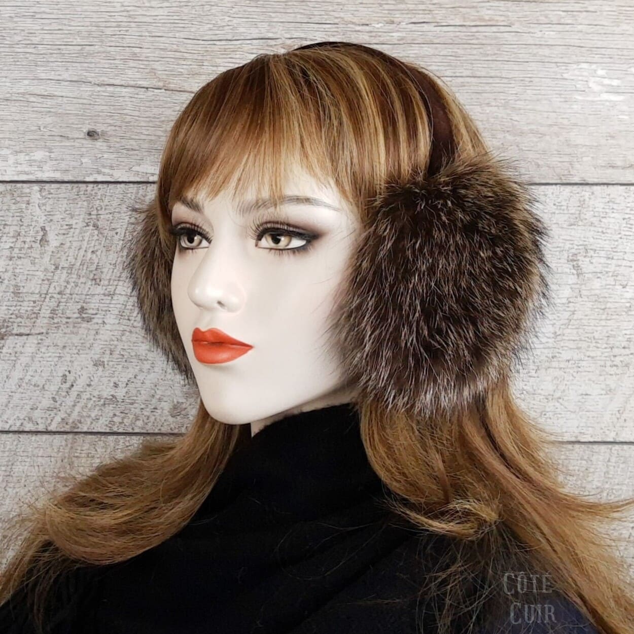 Womens fur earmuffs