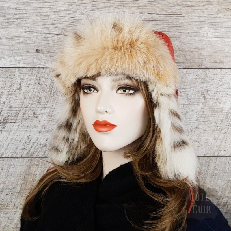 womens lynx fur hat