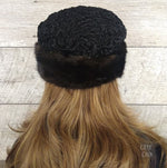 hat seen from the back