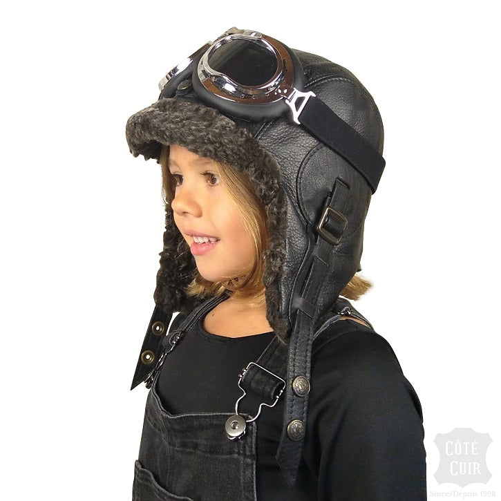 Children winter aviator hat