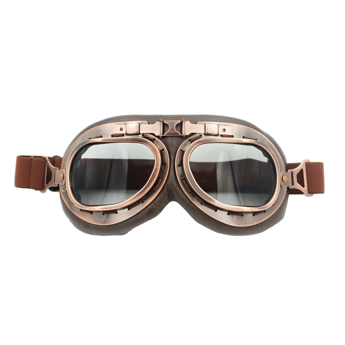 vintage aviator goggles Brown and Copper Vintage Aviator Goggles