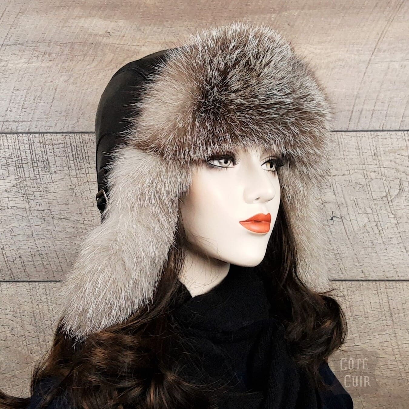 fox fur hat