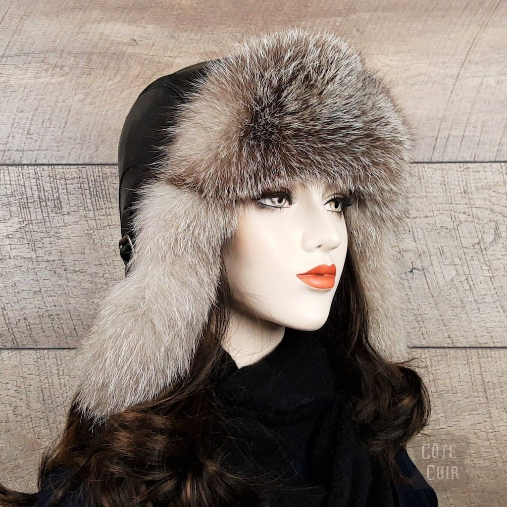 Women's Winter Fur Hats – Cote Cuir Leather