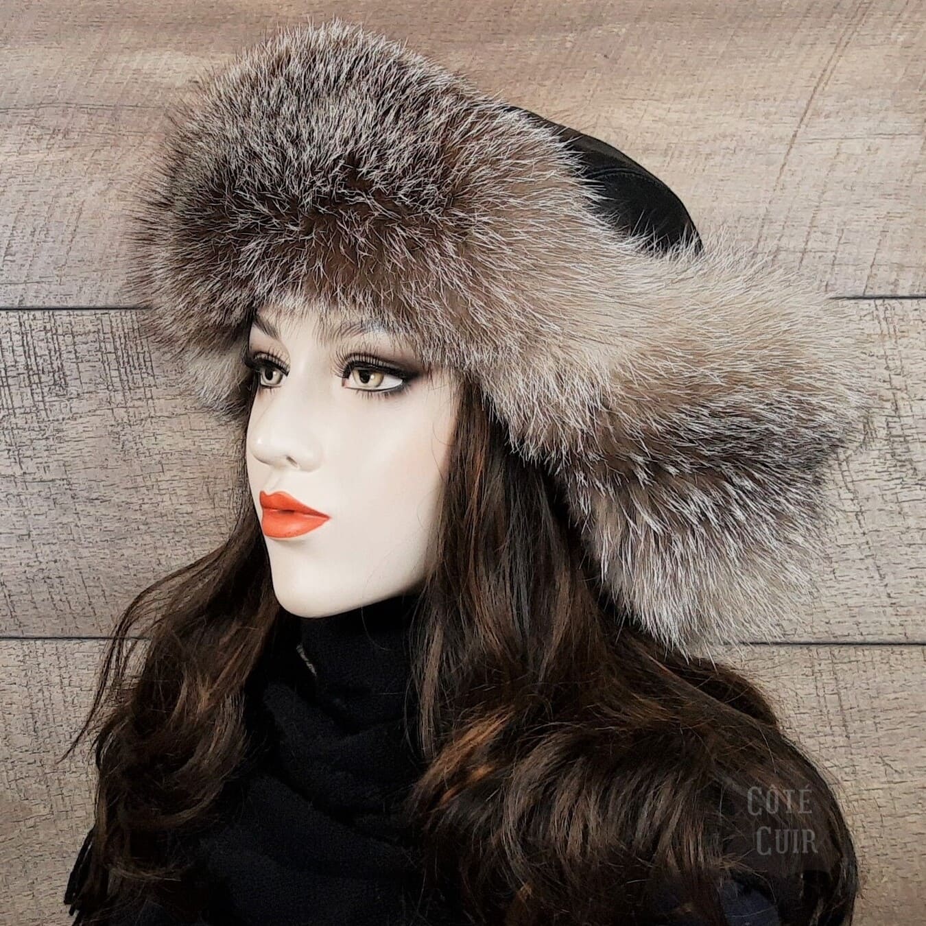 fox fur ushanka