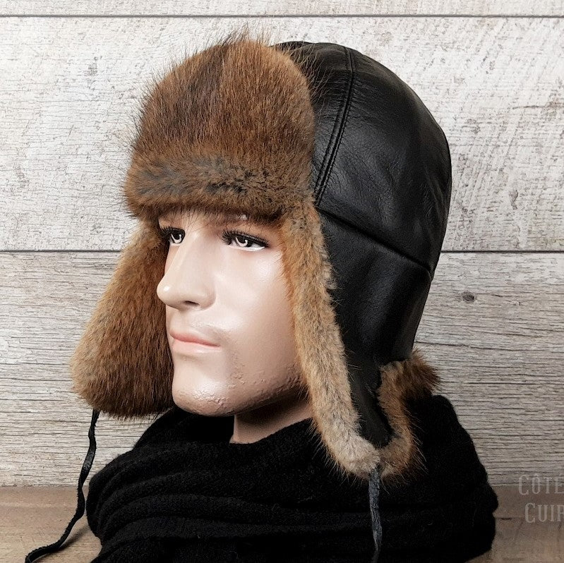 Muskrat fur hat Canada