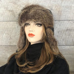Women's fur aviator hat