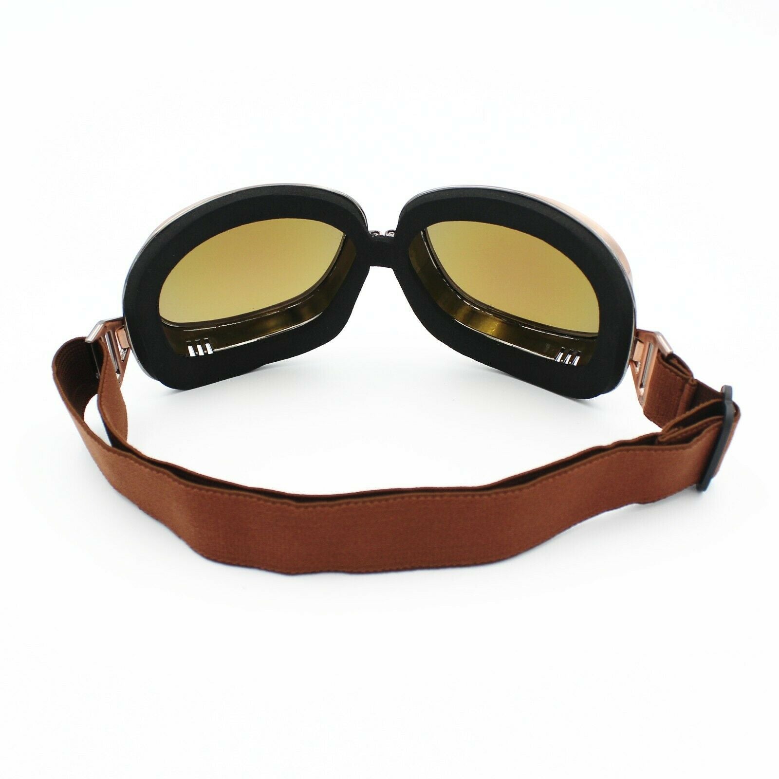 Vintage Aviator Motorcycle Goggles Steampunk Vintage Pilot Goggles - Antique Copper Color, Clear Lens, Motorcycle Style Vintage Flying Goggles - Foto 6