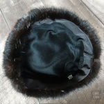 Inside a russian fur hat