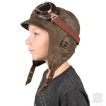 Children's aviator hat and goggles