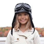 Kids pilot hat and goggles