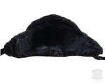 Sheepskin lined hat