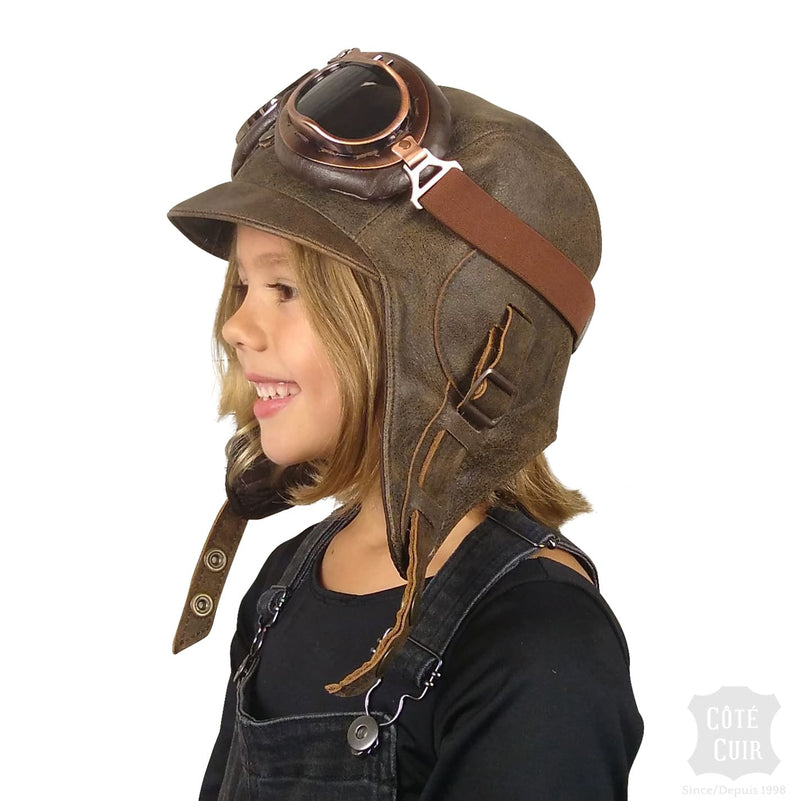 Kids aviator hat costume
